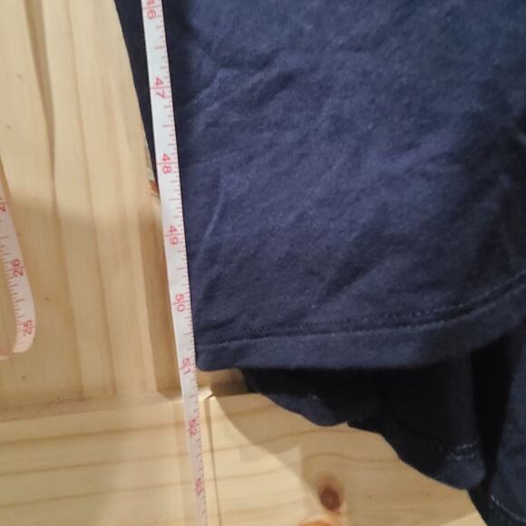 NWT Old Navy Fit Flare Twist Front Cut Out Long Sleeve Maxi Dress Blue Size XL - Picture 5 of 11